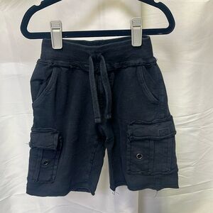 Mish boys navy cargo shorts - size 3